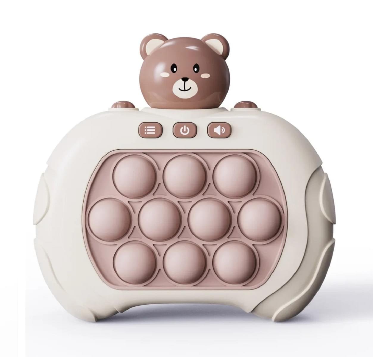 Quick Push Popit Sensory Fidget Toys for Kids Adults, Travel Handheld Light Up Pattern Fidget, Fast Push Bubble Puzzle Game Machine, Stress relief Toy, Multiple Game Modes Toy 1